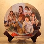 Knowles, ANNIE Collector Plate Series, 4th Issue, 1984 Annie and Orphans