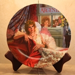 Knowles, ANNIE Collector Plate Series, 6th Issue, 1986 Annie and Miss Hannigan