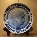 Rosenthal Commemorative Plate Fürst Otto Von Bismarck