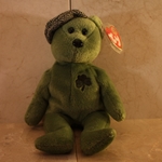 2007, March, Lot's O'Luck, Beanie Baby Of The Month (BBOM), Type 1, 2006©