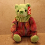 August, Bear, Birthday Swing Tag, 10th Gen Tush Tag, 2001©, PE