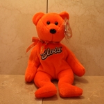Coco Presley Bear (orange), 15th Gen Swing Tag, 13th Gen Tush Tag, 2007 ©, PE