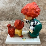 Goebel Figurine, Charlot Byj Red Head Series, BYJ 7 Atta Boy, Tmk 4, Type 1