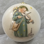 M.I. Hummel 3012 Celestial Musician Ceramic Ball Ornament, Tmk 6