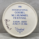 1986 International Goebel M.I. Hummel Festival Eaton, Ohio June 27-29, 1986, Tmk 6