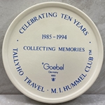 M.I. Hummel Thank you for your visit, Celebrating Ten Years 1985-1994