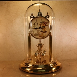 M.I. Hummel 750 Anniversary Clock Goose Girl Tmk 7, Type 1