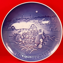 Bing & Grøndahl Christmas Plate 1982