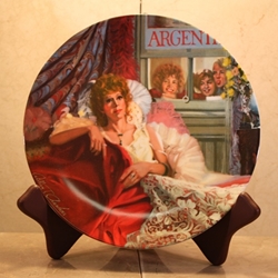 Knowles, ANNIE Collector Plate Series, 6th Issue, 1986 Annie and Miss Hannigan