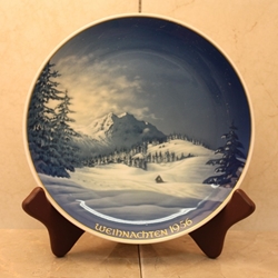 Rosenthal Weihnachten Christmas Plate, 1956 Type 2