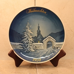 Rosenthal Weihnachten Christmas Plate, 1959 Type 2