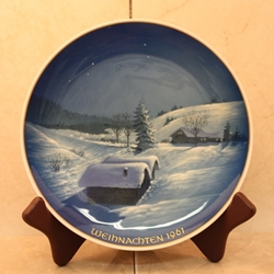 Rosenthal Weihnachten Christmas Plate, 1961 Type 3