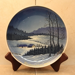 Rosenthal Weihnachten Christmas Plate, 1963 Type 2