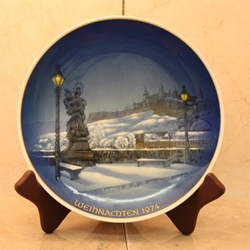 Rosenthal Weihnachten Christmas Plate, 1974 Type 2