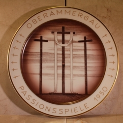 Rosenthal Commemorative Plate 1950 Oberammergau