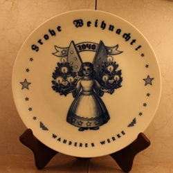 Rosenthal Commemorative Plate 1940 Frohe Weihnacht