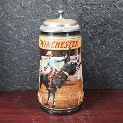 Beer Stein, Anheuser-Busch, GM25 Saddle Bronc Riding, Type 1