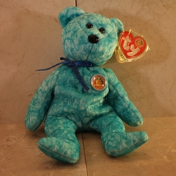 2003, January, Sparkles, Beanie Baby Of The Month (BBOM), Type 1, 2002©