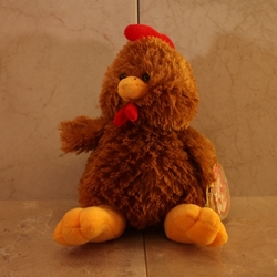 2006, August, Clucky, Beanie Baby Of The Month (BBOM), Type 1, 2006©