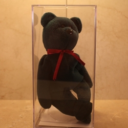 Teddy (jade, new face), Bear, 2nd Generation, Type 1, 1st Tush Tag