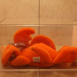 Digger (orange), Crab, 04027, 3rd Generation, Type 1, 1st Tush Tag