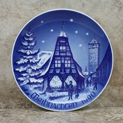 Bareuther Weihnachten Christmas Plate 1990