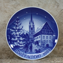 Bareuther Weihnachten Christmas Plate 1984