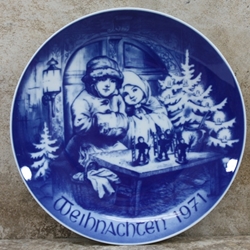 Bareuther Weihnachten Christmas Plate 1971