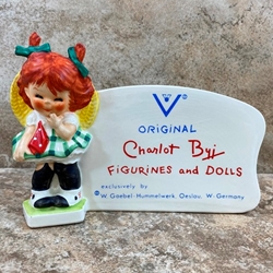 Goebel Figurine, Charlot Byj Red Head Series, BYJ 47 Little Miss Co, Tmk 4, Type 1