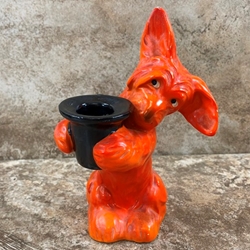 Goebel Figurine, EW 227 Terrier, Orange, Tmk 2(R), Type 4
