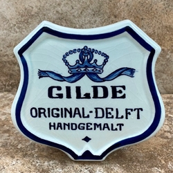 Gilde Original Delft Handgemalt Porcelain Plaque, Type 1