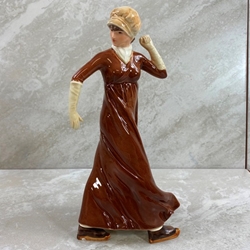 Goebel Figurines, Fashion On Parade, 16 294 21, Skimming Gently 1800, Tmk 6