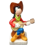 17- 228- 15 M.I. Hummel Figurines / Disney Figurine, Goofy Playing Guitar, Tmk 6