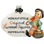 Hummel 205 Dealer's Plaque, German Language