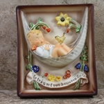 Hummel 165 Swaying Lullaby, Wall Plaque