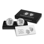 Morgan and Peace Dollar Two-Coin Reverse Proof Set