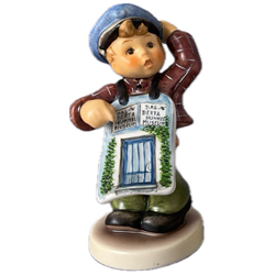 Hummel 2153 Big Announcement, Das Berta Hummel Museum, Special Event Figurine, Tmk 8, Wanted