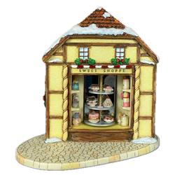 Hummelscapes, #1140-D Bakery Display, Hummel 2264 Christmas Treat