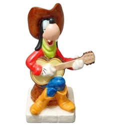 17- 228- 15 M.I. Hummel Figurines / Disney Figurine, Goofy Playing Guitar, Tmk 6