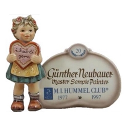 Hummel 717 Valentine Gift, Plaque