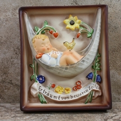 Hummel 165 Swaying Lullaby, Wall Plaque