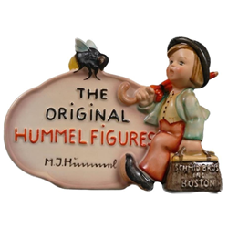 Hummel 210 M.I. Hummel Dealer's Plaque, Schmid Bros Inc Boston