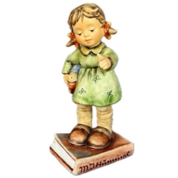 Hummel 2260 Girl Standing on a Book, PFE, Tmk 8