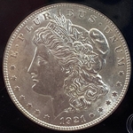 1921 Morgan Silver Dollar