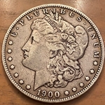 1900-O Morgan Silver Dollar