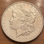 1890 Morgan Silver Dollar