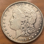 1888 Morgan Silver Dollar