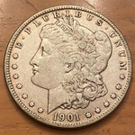 1901-O Morgan Silver Dollar