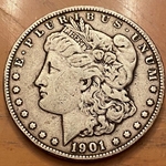 1901-O Morgan Silver Dollar