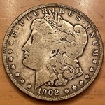 1902-O Morgan Silver Dollar